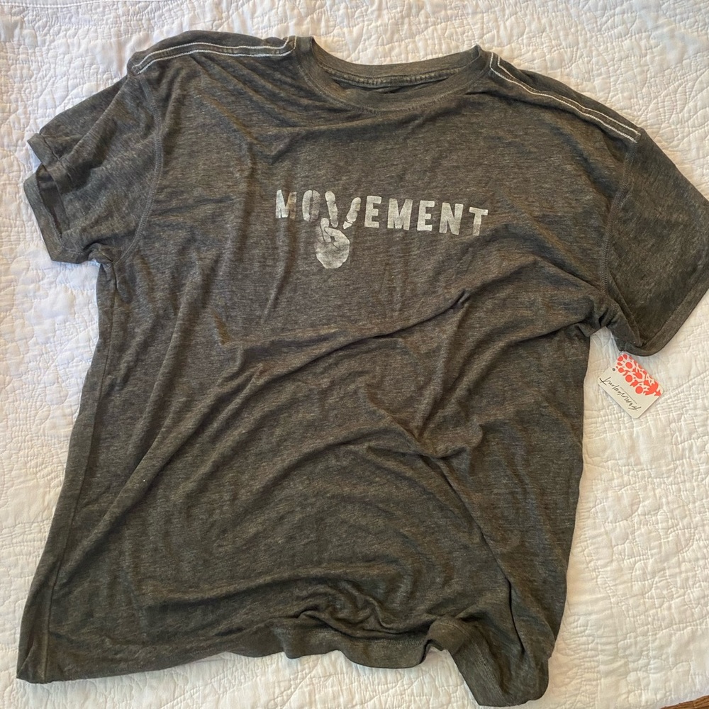 Free People Movement graphic tshirt size L NWT